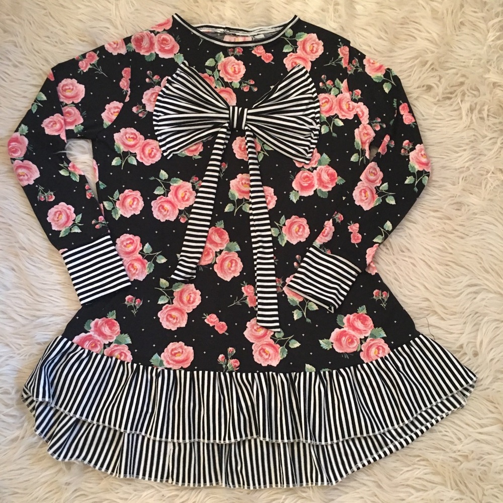 Striped floral//SOLD//